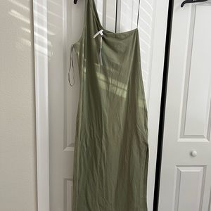 Seafolly dress size l nwt lovely for summer one shoulder style stretchy light